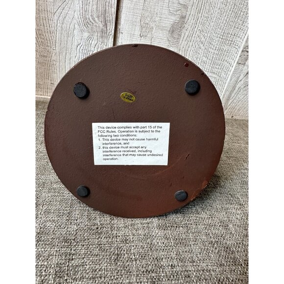 Cracker Barrel Western Design Shelf Home Quartz Battery Clock Rustic Farmhouse - Picture 6 of 10